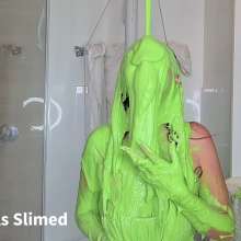 Aussie girls slimed: Zahlis Clubbing Dress Super Sliming Vs The Pump