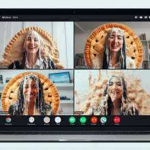 Yt737: Zoom meeting pies