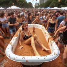 Bobographer: Tub in the Park series--Baked Beans!