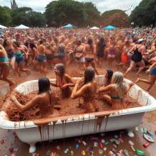 Bobographer: 'Tub in the Park' event--you voted for Chocolate Sauce