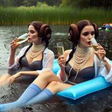 carlosstf33: Princess Leia, princess of wet and muddy...