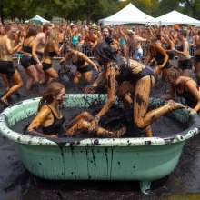 Bobographer: Tub in the Park series--Black Sludge