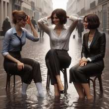 carlosstf33: Wet and muddy Shoes--nude, pantyhosed or stockinged legs