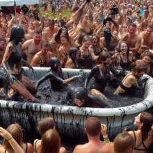 Bobographer: Tub in the Park series--Black Sludge