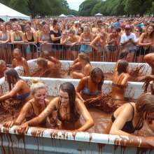 Bobographer: 'Tub in the Park' event--you voted for Chocolate Sauce