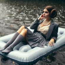 carlosstf33: Princess Leia, princess of wet and muddy...
