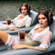 carlosstf33: Princess Leia, princess of wet and muddy...