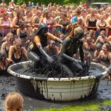 Bobographer: Tub in the Park series--Black Sludge