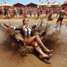 Bobographer: Huge Mud Weekend Event at the Beach--Part 2