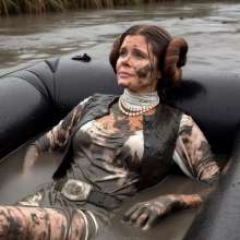 carlosstf33: Princess Leia, princess of wet and muddy...