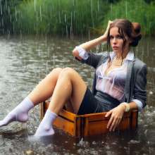 carlosstf33: Princess Leia, princess of wet and muddy...