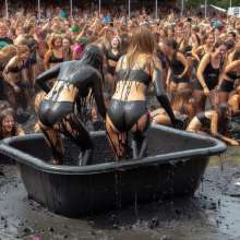 Bobographer: Tub in the Park series--Black Sludge