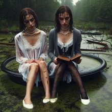 carlosstf33: Wet and muddy Shoes--nude, pantyhosed or stockinged legs