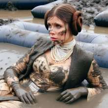 carlosstf33: Princess Leia, princess of wet and muddy...