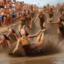 Bobographer: Huge Mud Weekend Event at the Beach--Part 1