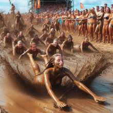 Bobographer: Huge Mud Weekend Event at the Beach--Part 1