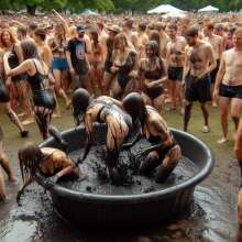 Bobographer: Tub in the Park series--Black Sludge