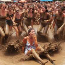 Bobographer: Huge Mud Weekend Event at the Beach--Part 3
