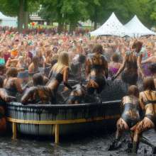 Bobographer: Tub in the Park series--Black Sludge