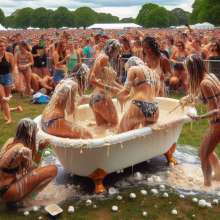 Bobographer: Tub in the Park series--Melted Marshmallows
