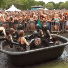 Bobographer: Tub in the Park series--Black Sludge