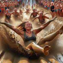 Bobographer: Huge Mud Weekend Event at the Beach--Part 1