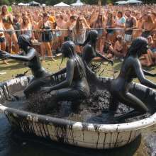 Bobographer: Tub in the Park series--Black Sludge