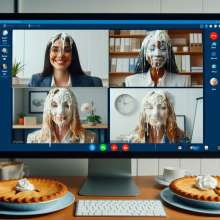 Yt737: Zoom meeting pies
