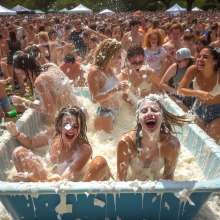 Bobographer: "Tub in the Park"--Paper Mach