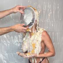 Slimed Models: Ashley Gets Savory Pied and Slimed