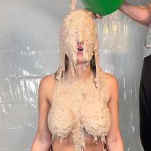 Slimed Models: Ashley Slimed With Canned Dog Food