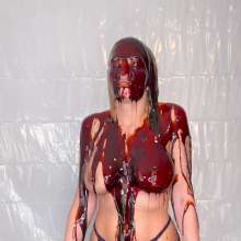 Slimed Models: Ashley Tar, Feathered, and Pied