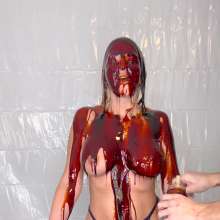 Slimed Models: Ashley Tar, Feathered, and Pied
