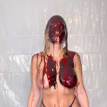 Slimed Models: Ashley Tar, Feathered, and Pied