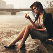 carlosstf33: Wet and muddy Shoes--nude, pantyhosed or stockinged legs