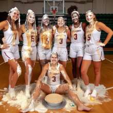 Yt737: University athletic teams getting messy for media day