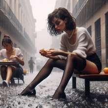 carlosstf33: Wet and muddy Shoes--nude, pantyhosed or stockinged legs