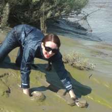 DungeonMasterOne: Blue Rainwear Mudbath!