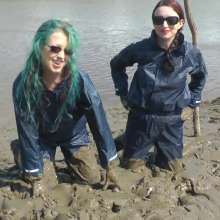 DungeonMasterOne: Blue Rainwear Mudbath!