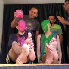 RevSlymsford: Boyfriends Sebastian and Finbar Tickled and Slimed By Boys