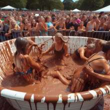 Bobographer: 'Tub in the Park' event--you voted for Chocolate Sauce