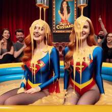 A_I_Wammer: Supergirls in custard
