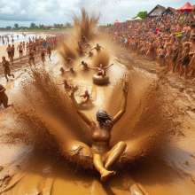 Bobographer: Huge Mud Weekend Event at the Beach--Part 1