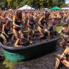 Bobographer: Tub in the Park series--Black Sludge