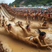 Bobographer: Huge Mud Weekend Event at the Beach--Part 1