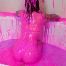messyhot: Crystal Chaos Has Her First First Gunge Slime Experience