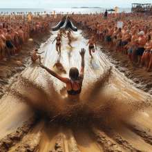 Bobographer: Huge Mud Weekend Event at the Beach--Part 1