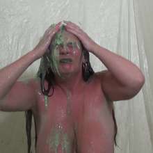 Big_Tits_Gunge: Dani Gets Green Slimed!