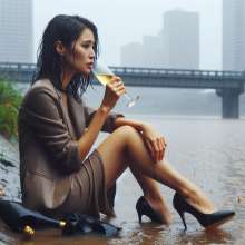 carlosstf33: Wet and muddy Shoes--nude, pantyhosed or stockinged legs