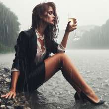 carlosstf33: Wet and muddy Shoes--nude, pantyhosed or stockinged legs